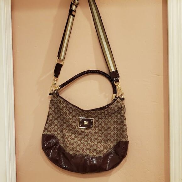 Anya Hindmarch canvas leather bag tote - Picture 1 of 12